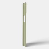 Olijfgroene schaduwstrepen Hoesje-Mate iPhone case (Achterkant / Rechts)