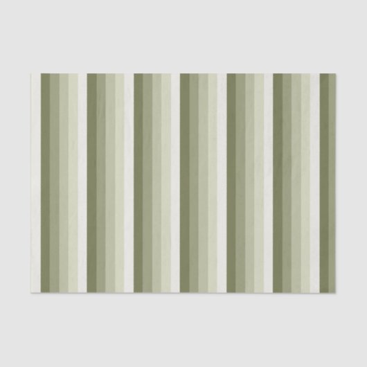 Olijfgroene schaduwstrepen tissuepapier (Voorkant)