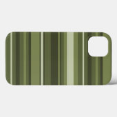Olijfgroene strepen Hoesje-Mate iPhone draagtas Case-Mate iPhone Case (Achterkant (horizontaal))