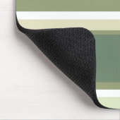 Olijfgroene strepen muismat (Hoek)