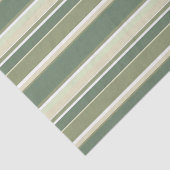 Olijfgroene strepen tissuepapier (Detail)