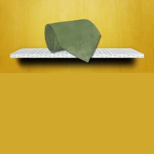 Olijfgroene Waterverf Splash Stropdas