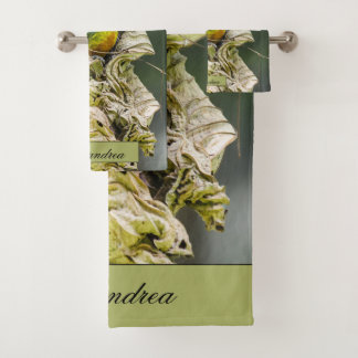 Olijfhonie, Belize Bird Photography Bad Handdoek