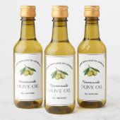 Olijfolie Etiket (Flessen)
