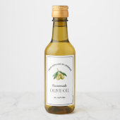 Olijfolie Etiket (Voorkant)