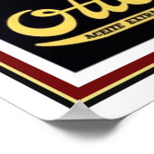  olijfolie van de soort "Ottone" Poster (Hoek)