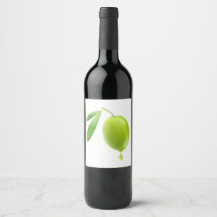 Olijfolie Wijn Etiket