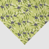 Olijfpatroon Tissuepapier (Detail)