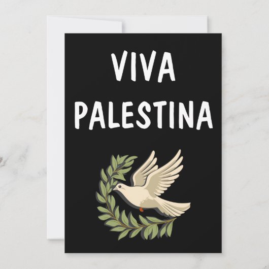 Olijfsymfonie van vrede زيتونفلس ط ي ن kaart (Achterkant)