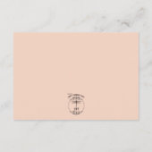 Olijftak Boeketten Bruiloft Details Informatiekaartje (Achterkant)