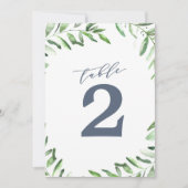 Olijftak Boho Tuin Tafelnummer (Voorkant)