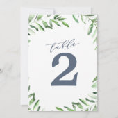 Olijftak Boho Tuin Tafelnummer (Achterkant)