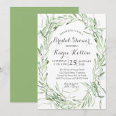 olijftak Bridal Shower Invitation Kaart (Voorkant / Achterkant)