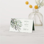 Olijftak Elegant Trouwtafel Nummer (Voorkant)