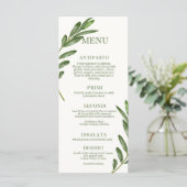 Olijftak Menu (Staand voorkant)