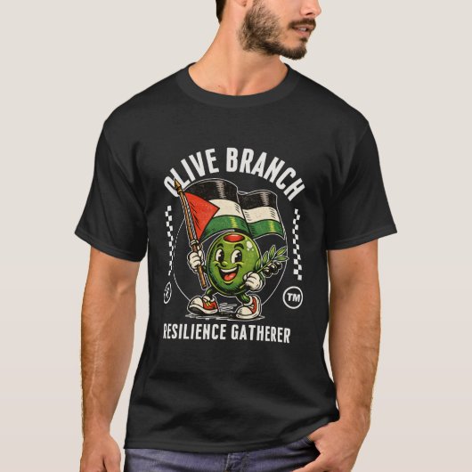 Olijftak T-shirt (Voorkant)
