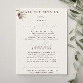 Olijftak Trouwkaart Details Enclosure Kaarten