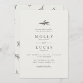 Olijftak Uitnodiging (Voorkant / Achterkant)