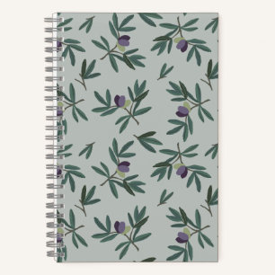 Olijftakpatroon notitieboek