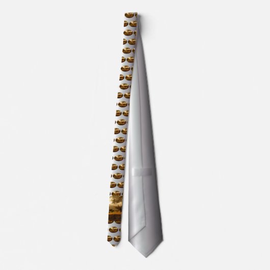 Olijftuinbouwzondst in Herfst Stropdas (Achterkant)