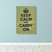 Olijfverf Kalm houden Canvas Afdruk (Insitu (Houten vloer))