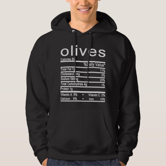 olijven hoodie (Voorkant)