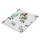 Olijven,mediterrane olijven tegeltje (Zijkant)