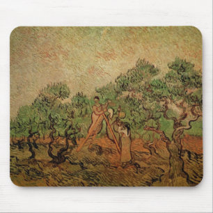 Olijven plukken door Vincent van Gogh Muismat