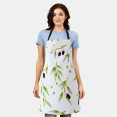 Olijven Schort (Gedragen)