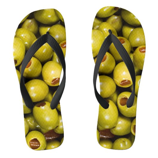 Olijven Teenslippers (Voetbed)