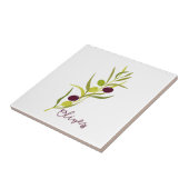 Olijven Tegeltje (Zijkant)