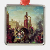 Olinda en Sophronia op de Pyre Metalen Ornament (Voorkant)