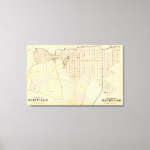 Olinville, Wakefield, New York Canvas Afdruk