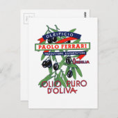 olio ferrari briefkaart (Voorkant / Achterkant)