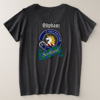 Oliphant Clan Badge Women's Back Grote Maat T-shirt