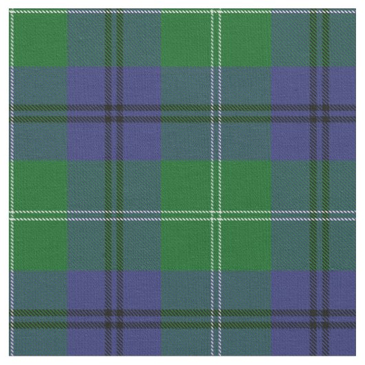 Oliphant Clan Tartan Stof (Close Up)