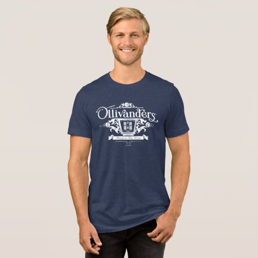 OLIVANDERS™ Makers of Fine Wands Tri-Blend Shirt (Voorkant volledig)