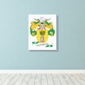 Olivares Family Crest Canvas Afdruk (Insitu (Houten vloer))