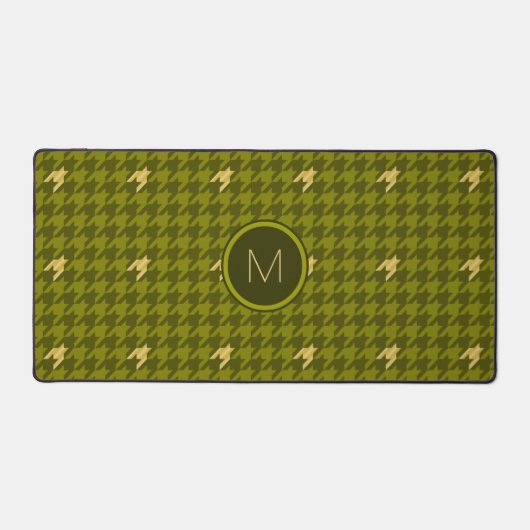 Olive avec accents or Houndstooth (Recto)