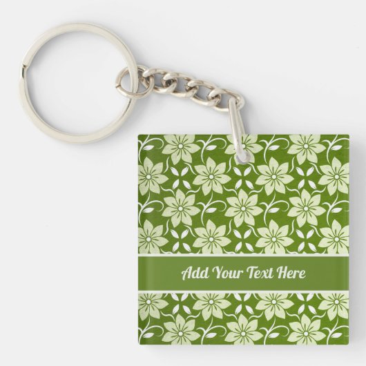 Olive Blossom Repeat Sleutelhanger (voorkant)