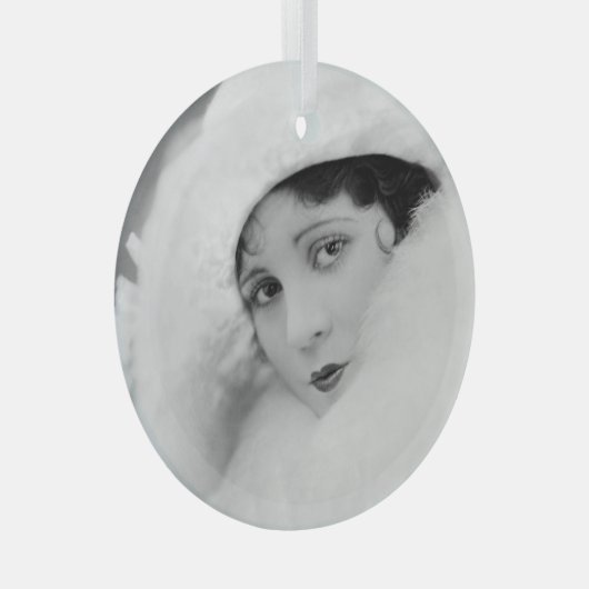 Olive Borden Glas Ornament (Voorkant Rechts)