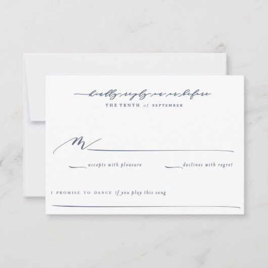 Olive Branch Boho Garden Wedding Reply Kaart (Voorkant)