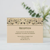 Olive Branch : Carte de réception tactile toscane (Debout devant)