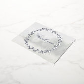 Olive Branch Chuppah Bos Bruiloft Dank u kaart (Gedraaid)