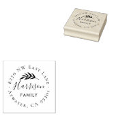 Olive Branch Circle Adres Stempel (Gestempeld)