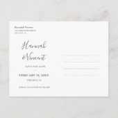 Olive Branch Enregistrer la carte postale Date (Dos)