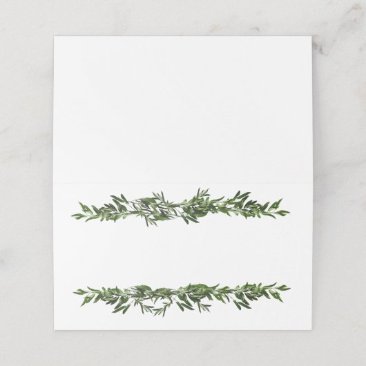 Olive Branch Greenery (Buitenkant ongevouwen)