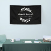 Olive Branch krans Logo Spandoek (Beurs)