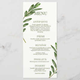 Olive Branch Menu