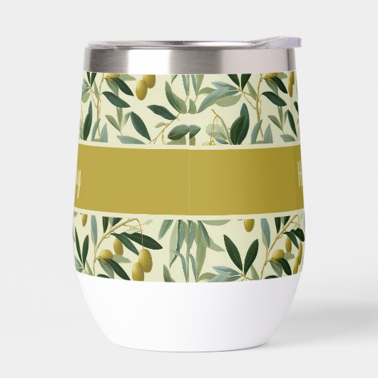 Olive Branch Monogram Name  (Links)